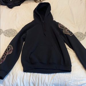 Ragyard size S gold detailed snake sweatshirt